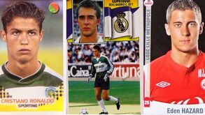 Quem os viu e quem os vê: 'Marca' recupera cromos de Ronaldo e outros craques mundiais
