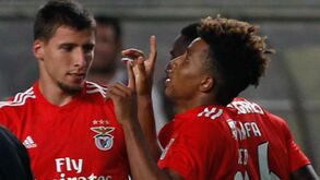 O Seixal em Coimbra: Benfica acabou o jogo com estes seis jogadores da formação