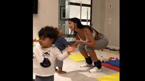 Georgina Rodríguez quer fazer exercício e as crianças brincar: dá para todos ficarem satisfeitos