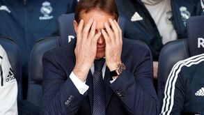 As 'caras' de Lopetegui no jogo com o Barcelona