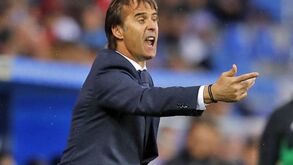 Lopetegui despediu-se dos jogadores do Real Madrid no balneário