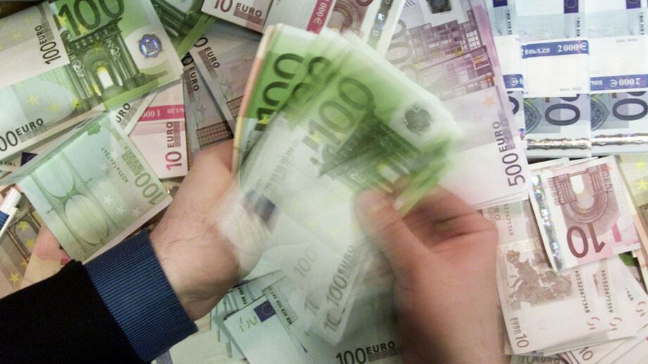Dinheiro Euros notas