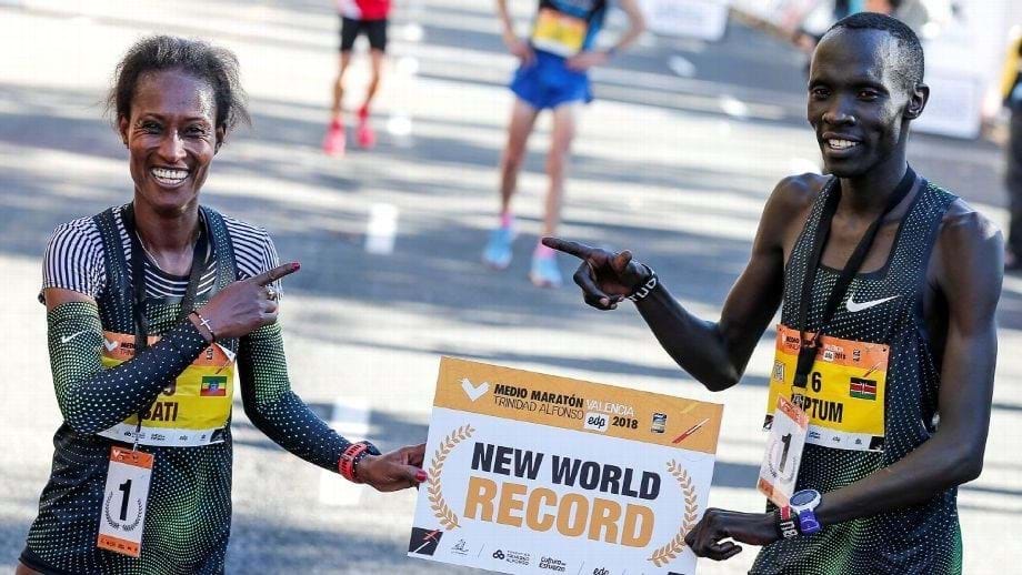 Valência 'rouba' recorde do Mundo da meia maratona a Lisboa