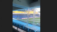 Estádio do Boca Juniors estava totalmente... alagado
