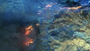 Satélite capta a destruição dos incêndios da Califórnia