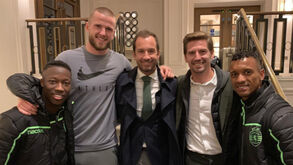 Frederico Varandas num encontro de leões em Londres