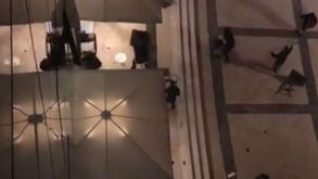 As imagens dos confrontos após o Benfica-Ajax