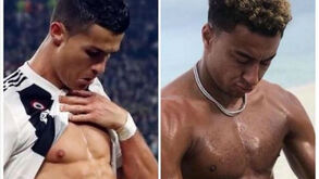 Lingard meteu-se com o 'six pack' de Ronaldo e De Gea já comentou