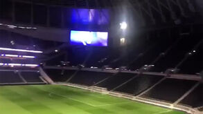 Assim é o ambiente no novo estádio do Tottenham