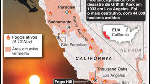 Os incêndios mais mortíferos na Califórnia