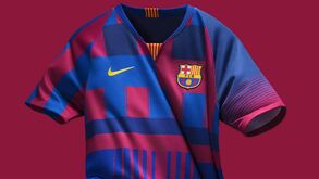 A original nova camisola do Barcelona que está a dar que falar