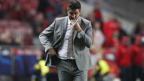 Rui Vitória já não orientou treino do Benfica: Bruno Lage assume comando amanhã