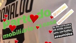 Camisola da Juventus com que Ronaldo marcou primeiros golos em exposição no... Brasil
