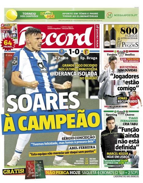 Domingo, 11 de novembro de 2018