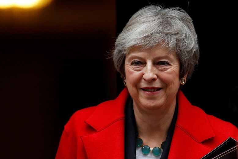 A PM britânica, Theresa May