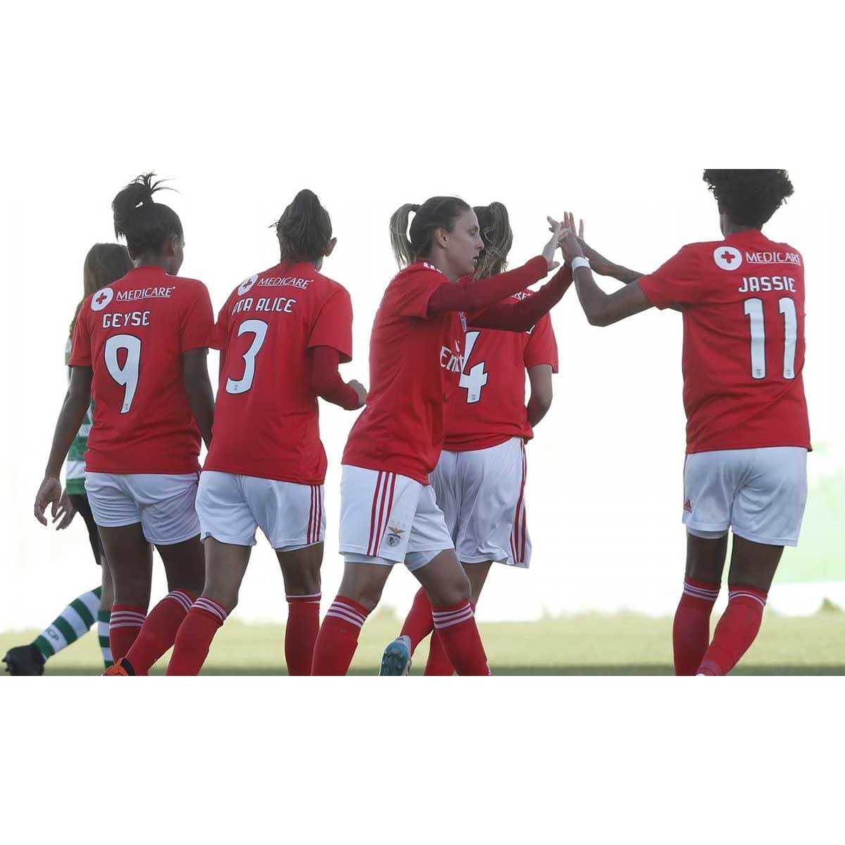 Futebol feminino: Benfica dá 20-0 na Taça e já leva mais de 100