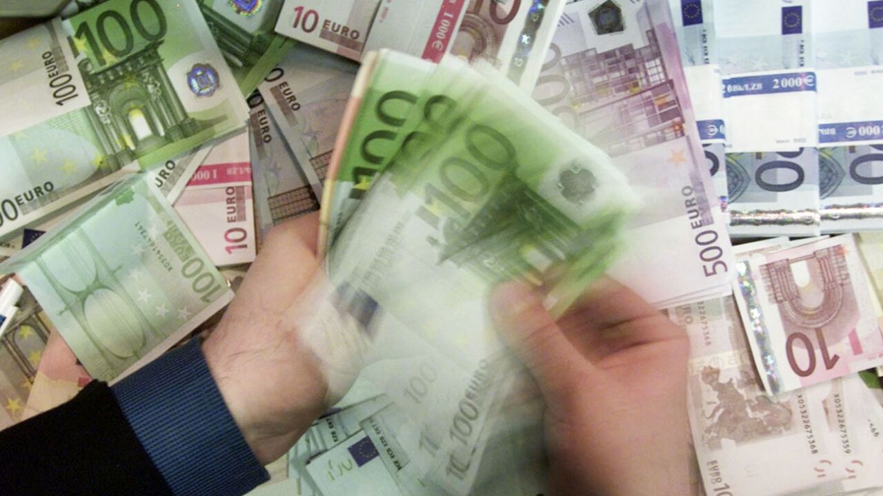 Dinheiro Euros notas