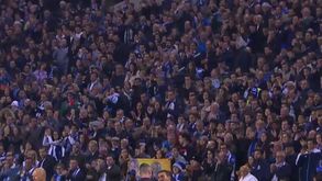 Bancadas do Dragão levantaram-se para aplaudir Jackson e até entoaram cântico antigo