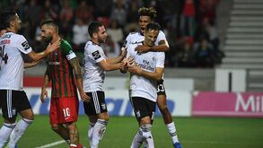 Jonas deu vantagem ao Benfica mas não escondeu a dor nas celebrações