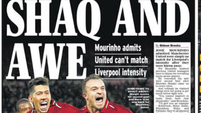 Derrota de Mourinho em Anfield é destaque em Inglaterra