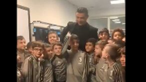 Infantis da Juventus já sabem como imitar Ronaldo
