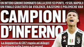 Cristiano Ronaldo domina primeiras páginas em Itália e em Espanha