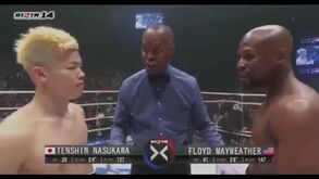 Mayweather voltou da reforma para dar uma tareia daquelas a Nasukawa