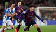 Carles Aleñá (21 anos) tem sido aposta recorrente de Valverde - mais uma pérola de La Masia
