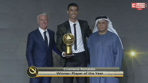 Cristiano Ronaldo eleito o melhor jogador de 2018 nos Globe Soccer Awards