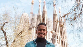 Caio Lucas interrompeu férias em Espanha para salto a Lisboa