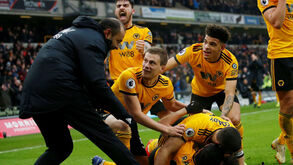 Nuno Espírito Santo 'louco' e Diogo Jota endiabrado: as melhores imagens da vitória dos Wolves