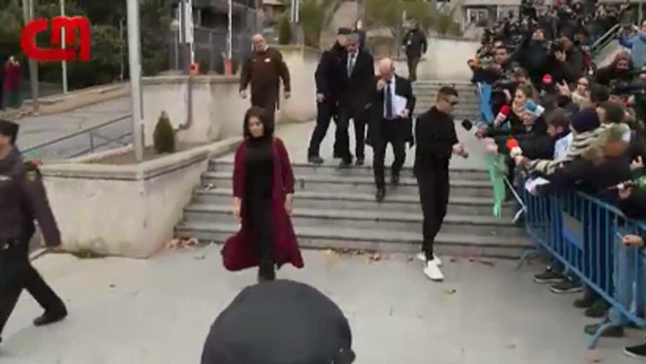 Internacional português esteve menos de uma hora no tribunal de Madrid