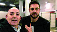 José Augusto Silva, arguido do processo E-Toupeira, com o jogador Jardel