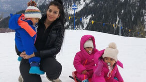 Dolores Aveiro em Turim enquanto Georgina 'foge' para a neve
