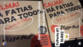 Mulher de Corona encomendou pizzas... e elas chegaram com os resultados de FC Porto e Benfica