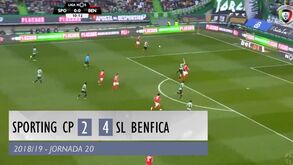 O resumo do Sporting-Benfica (2-4)