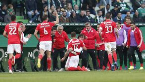 Benfica iguala número de vitórias do Sporting em dérbis em Alvalade
