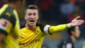 Marco Reus com lesão muscular