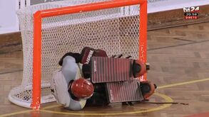 As imagens do golo não validado à Oliveirense nos últimos segundos do jogo com o Benfica