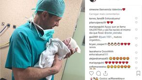 Simeone com novo motivo para sorrir: «Bem-vinda Valentina»