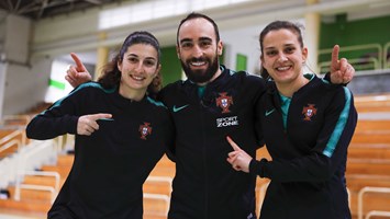 Seleção Nacional de Futsal Feminina defronta Ucrânia em Rio Maior