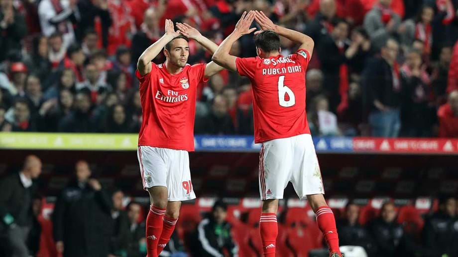 Rúben Dias e Ferro à prova no jogo do título - Benfica 