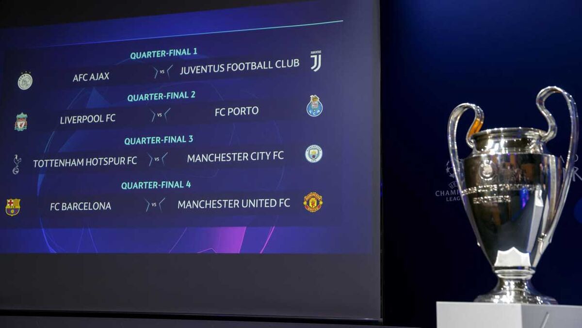 Sorteio dos quartos-de-final da Champions League: Quem participou? Quando  foi? Houve protecção de país?, UEFA Champions League