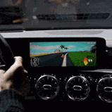 Jogar Mario Kart no ecrã de um Mercedes CLA? Sim, é possível!