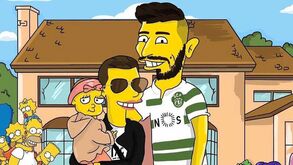 Bruno Fernandes não escapou... aos Simpsons