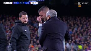 Anthony Lopes deixou Camp Nou em lágrimas
