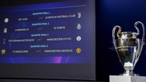 As datas de todos os jogos dos quartos-de-final da Liga dos Campeões