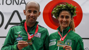Hermano Ferreira e Sara Moreira felizes com resultados na meia maratona de Lisboa