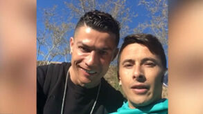 Adepto conseguiu 'apanhar' Cristiano Ronaldo em Madrid por uns segundos
