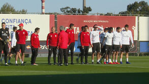 Treino aberto do Benfica juntou multidão no Seixal